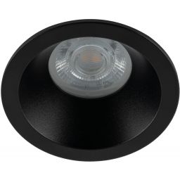 TK Lighting Opti Black lampa do zabudowy 1x10 W czarna 10577