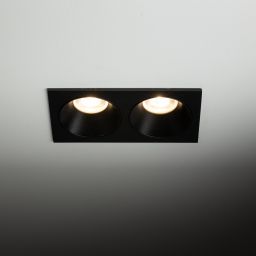 TK Lighting Prisma Duo Black lampa do zabudowy 2x10 W czarna 10579