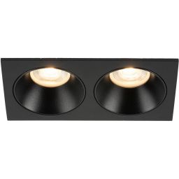 TK Lighting Prisma Duo Black lampa do zabudowy 2x10 W czarna 10579