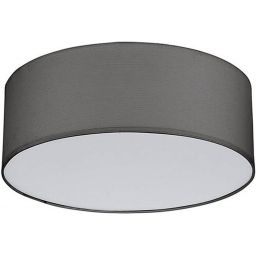 TK Lighting Rondo plafon 4x15W grafitowy/biały 1087