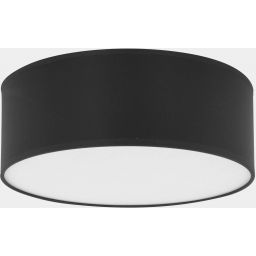 TK Lighting Rondo plafon 4x15W czarny/biały 1088