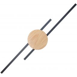 TK Lighting Java kinkiet 2x24W LED drewno/czarny 1369