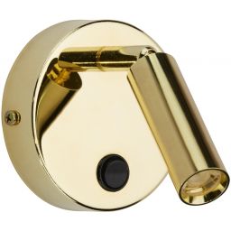 TK Lighting Enzo kinkiet 1x6W złoty 1372