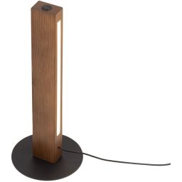 TK Lighting Teo lampa stołowa 1x36 W orzech 1411