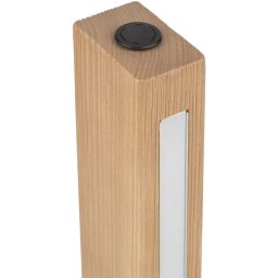 TK Lighting Teo lampa stołowa 1x36 W drewno 1412