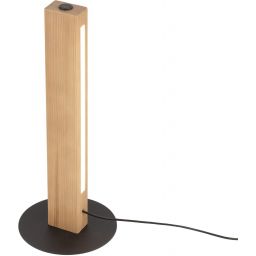 TK Lighting Teo lampa stołowa 1x36 W drewno 1412