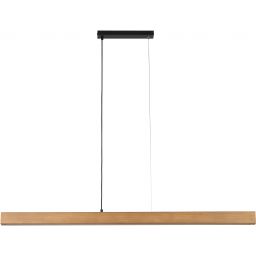 TK Lighting Teo lampa wisząca 1x36W LED jasne drewno/czarny 1448