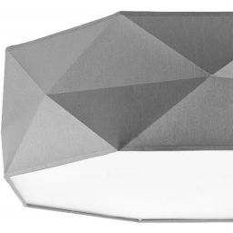 TK Lighting Kantoor plafon 4x15W grafit/biały 1566