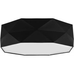 TK Lighting Kantoor Black plafon 4x15W czarny/biały 1567