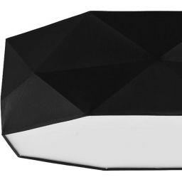 TK Lighting Kantoor Black plafon 4x15W czarny/biały 1567