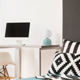 TK Lighting Miki lampka nocna dziecięca 1x87 W biała-miętowa 16039