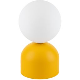 TK Lighting Miki lampka nocna dziecięca 1x8 W biała-żółta 16040