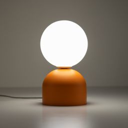 TK Lighting Miki lampka nocna dziecięca 1x8 W biała-pomarańczowa 16041
