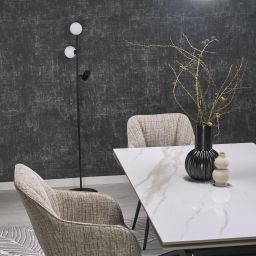 TK Lighting Vox lampa stojąca 3x10 W czarna 16063