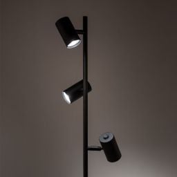 TK Lighting Top lampa stojąca 3x10 W czarna 16064