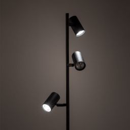 TK Lighting Top lampa stojąca 3x10 W czarna 16064