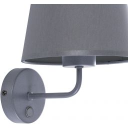 TK Lighting Maja kinkiet 1x15W szary 1880