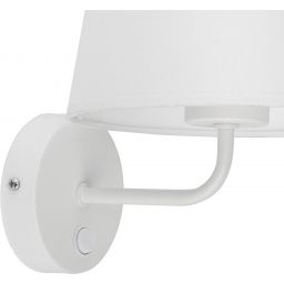 TK Lighting Maja kinkiet 1x15W biały 1882