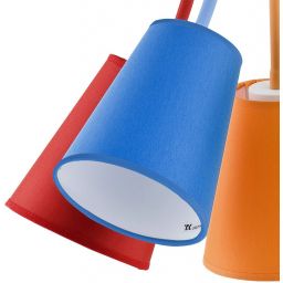 TK Lighting Wire lampa wisząca 5x60 W multikolor 2107