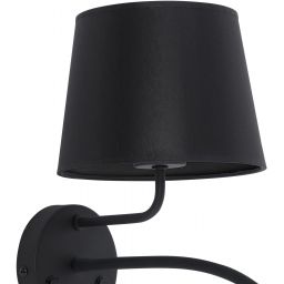 TK Lighting Maja kinkiet 1x60W + 1x10W czarny 2537