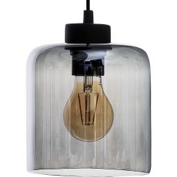 TK Lighting Sintra lampa wisząca 1x60W grafit/czarna 2738