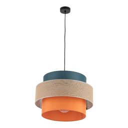 TK Lighting Trio lampa wisząca 1x15 W czarna 2758