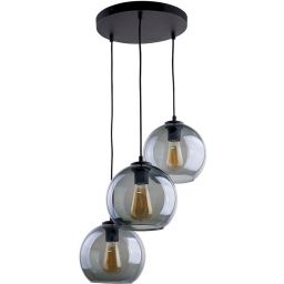TK Lighting Cubus lampa wisząca 3x15 W czarna 2819