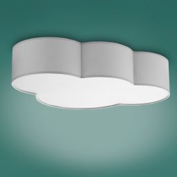 TK Lighting Cloud plafon 4x15W szary/biały 3145
