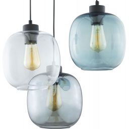 TK Lighting Elio lampa wisząca 3x15 W czarna 3184