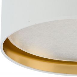 TK Lighting Bilbao plafon 4x15W biały/złoty 3379