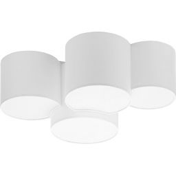 Outlet - TK Lighting Mona plafon 4x15 W biały 3442