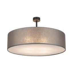 TK Lighting Rondo lampa podsufitowa 4x15 W biała-chrom-szara 4239