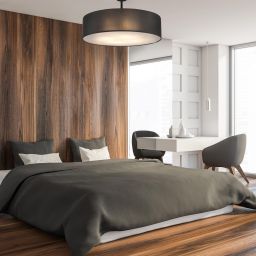 TK Lighting Rondo lampa podsufitowa 4x15W czarny/biały 4245