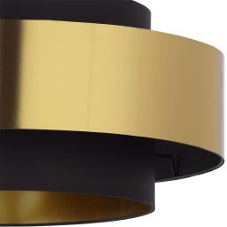 TK Lighting Calisto lampa wisząca 1x15 W czarna 4376