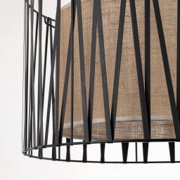 TK Lighting Harmony lampa wisząca 3x15W brązowy/czarny 4557