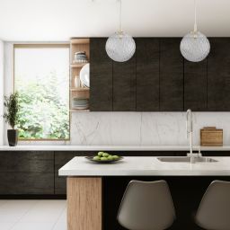 TK Lighting Cadix lampa wisząca 1x6W złoty/przezroczysty 4609