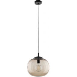 TK Lighting Vibe lampa wisząca 1x15 W bursztynowa 4676