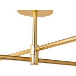 TK Lighting Sarius lampa podsufitowa 4x6W biały/złoty 4738