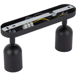 TK Lighting Top lampa podsufitowa 2x10W czarna 4780