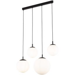 TK Lighting Esme lampa wisząca 4x15 W czarna 4790