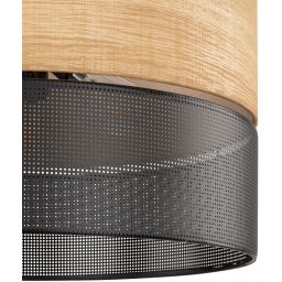 TK Lighting Nicol lampa wisząca 3x15 W czarna 4798