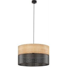 TK Lighting Nicol lampa wisząca 3x15 W czarna 4798