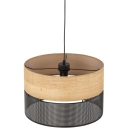 TK Lighting Nicol lampa wisząca 1x15 W czarna 4799