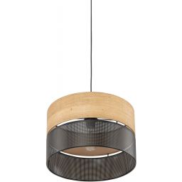 TK Lighting Nicol lampa wisząca 1x15 W czarna 4799