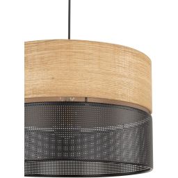 TK Lighting Nicol lampa wisząca 1x15 W czarna 4799