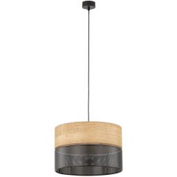 TK Lighting Nicol lampa wisząca 1x15 W czarna 4799