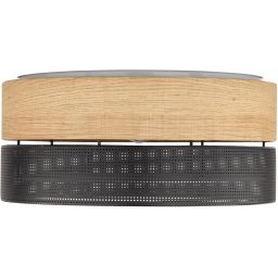 TK Lighting Nicol plafon 4x15 W czarny 4800