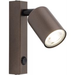 TK Lighting Top kinkiet 1x10 W brązowy 4872