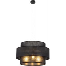 TK Lighting Calisto lampa wisząca 3x15W czarny 5099