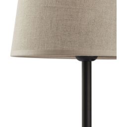 TK Lighting Chicago lampa stołowa 1x15W czarny/len naturalny 5150